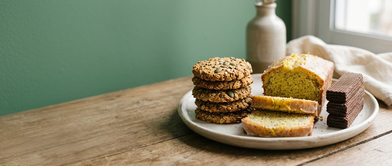 Galletitas saludables para el mostrador
