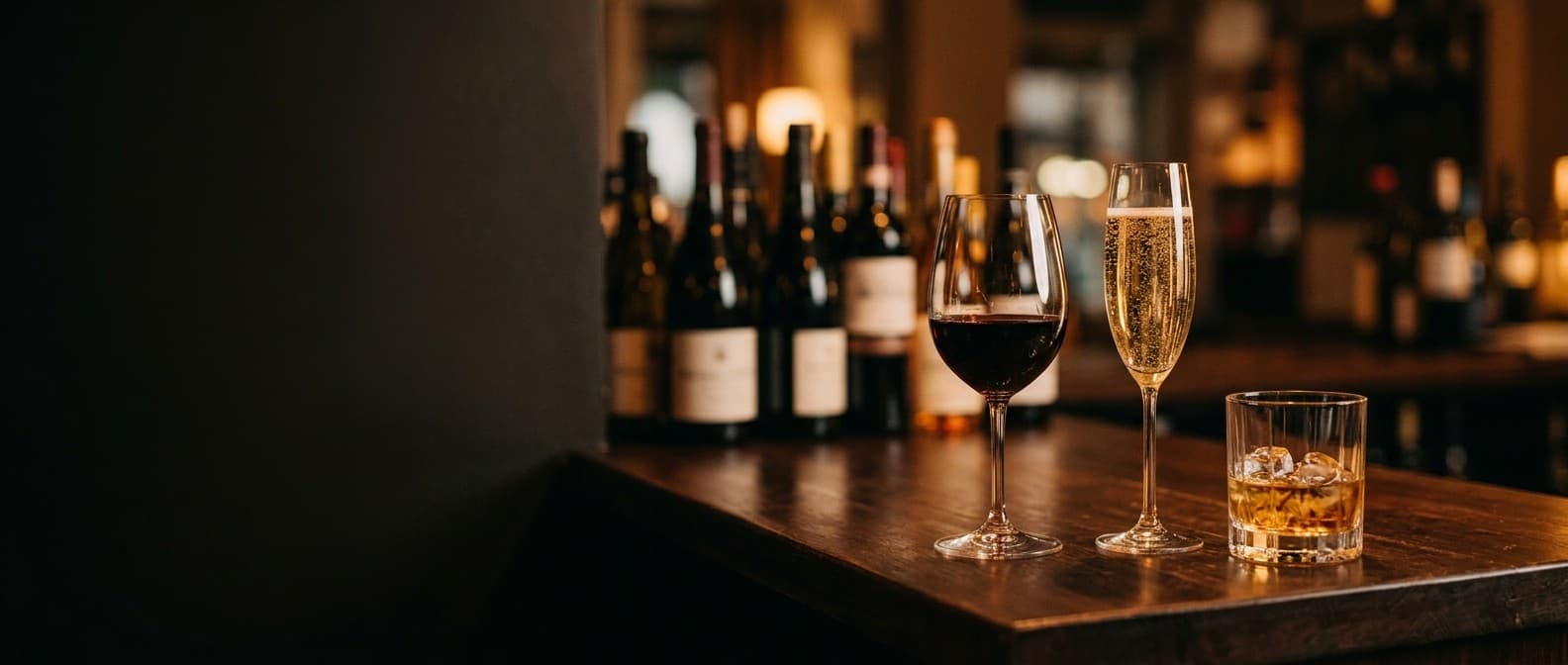 Vinos, espumantes y destilados premium