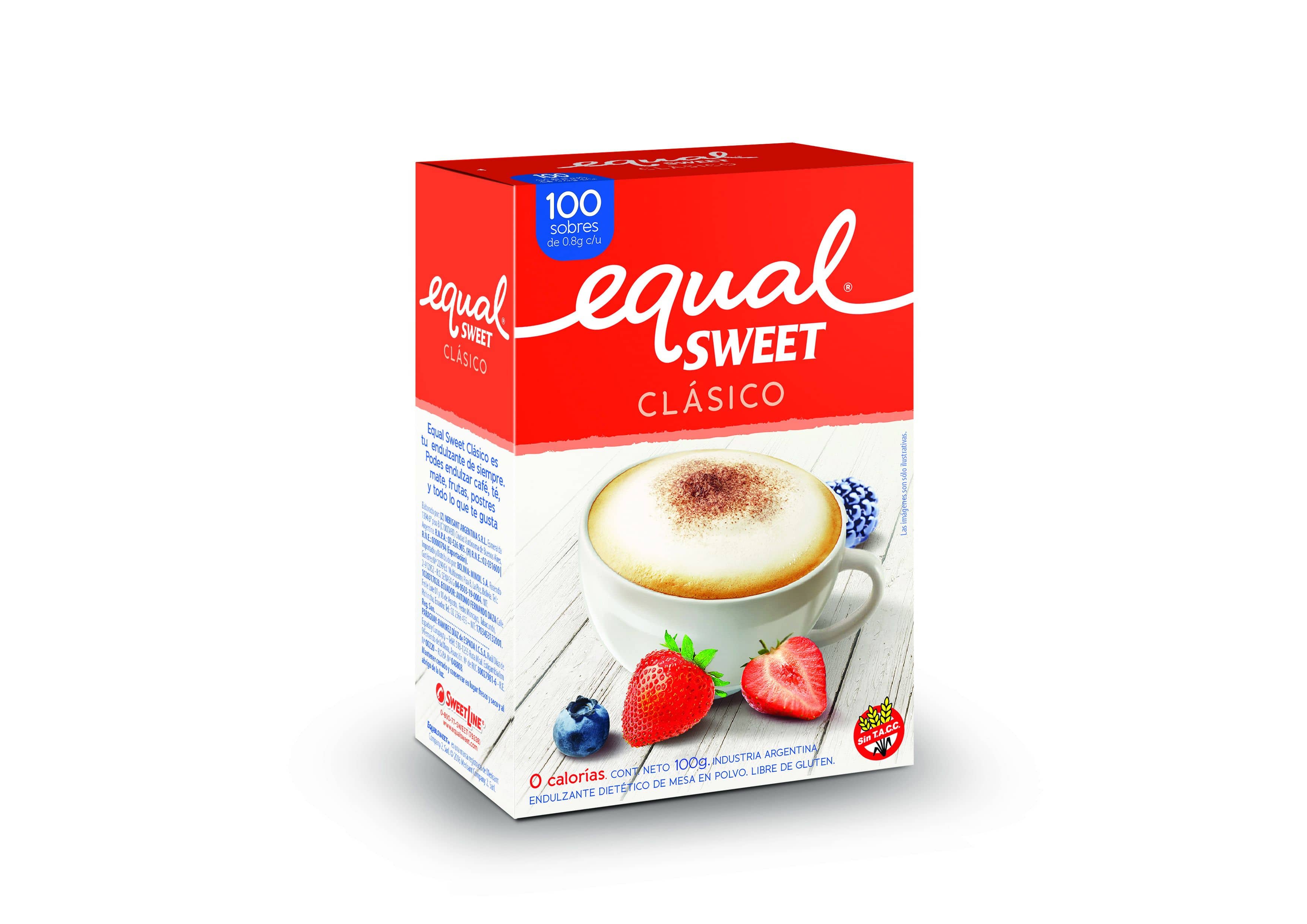 Equalsweet Polvo x 100 Sobres