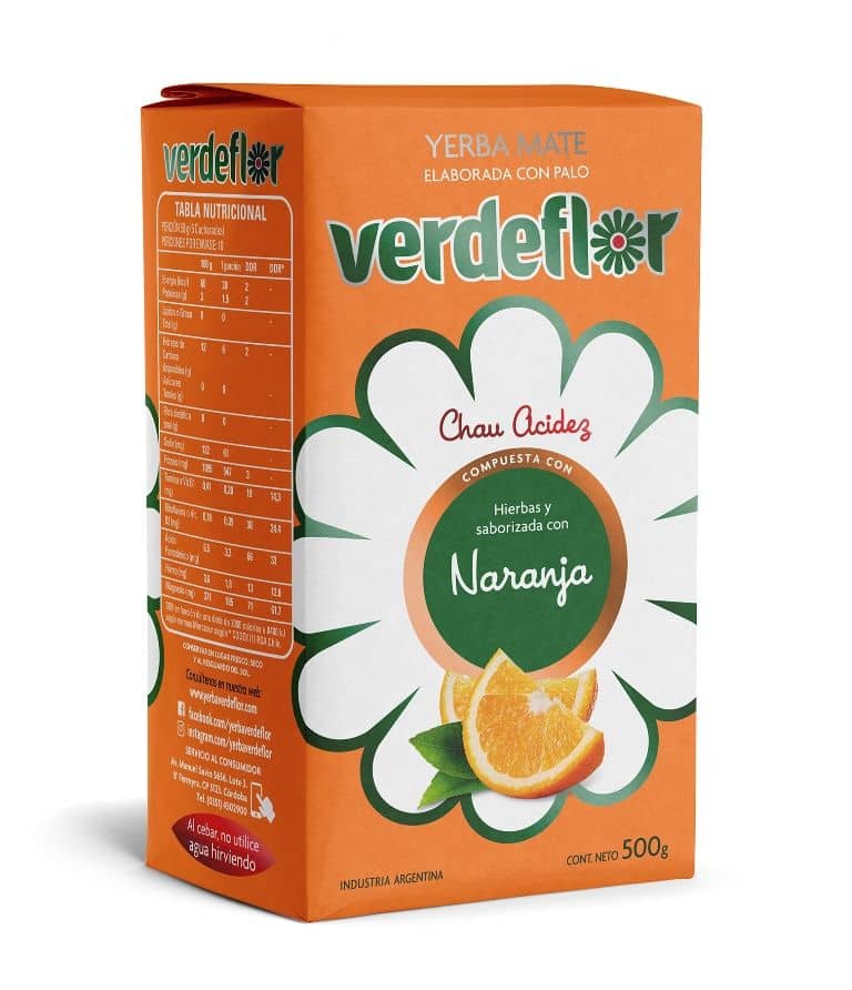 Verdeflor Saborizada Naranja x 500 g