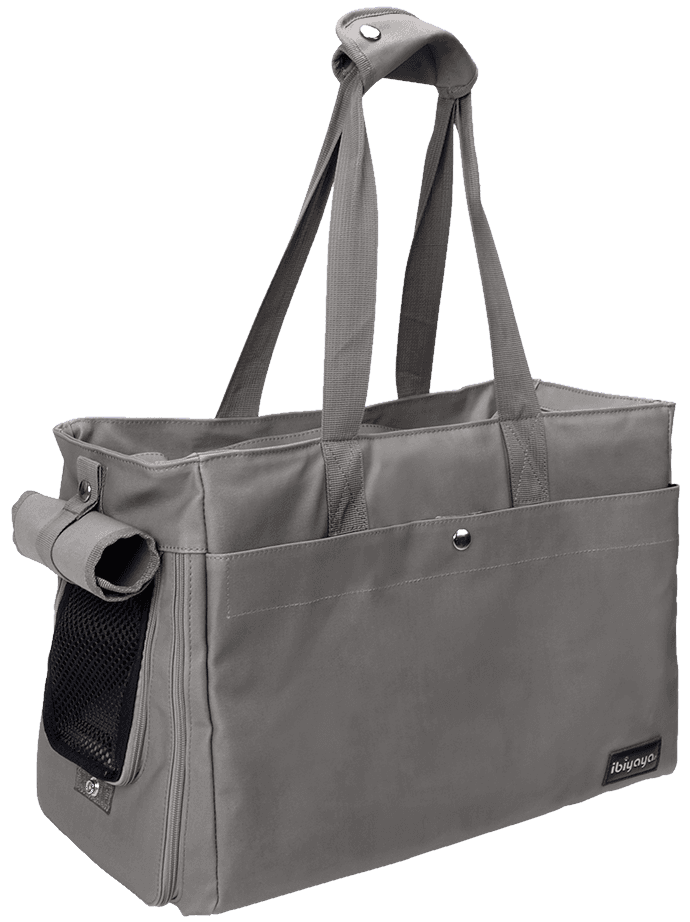 Canvas Pet Tote Gray