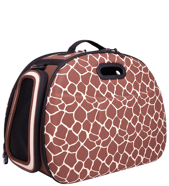 Pet Hard Case Tote Safari Giraffe