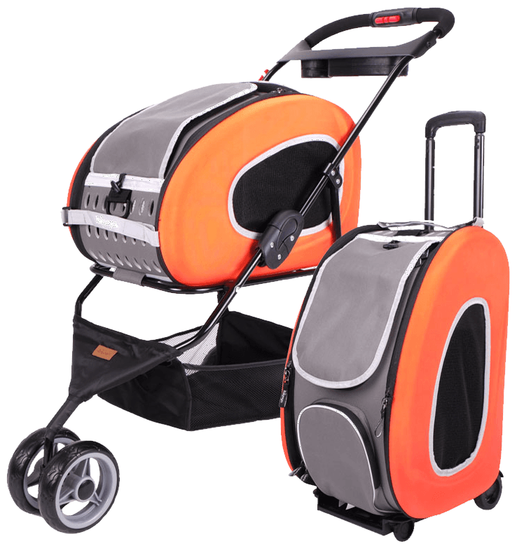 Combo Eva 5-in-1 Stroller - Tangerine