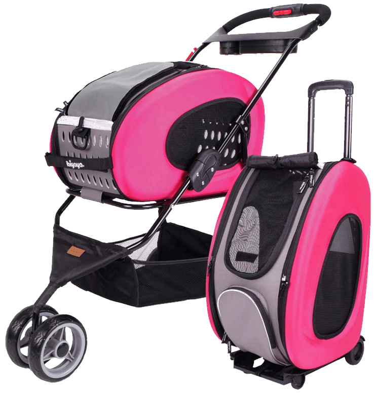 Combo Eva 5-in-1 Stroller - Hot Pink