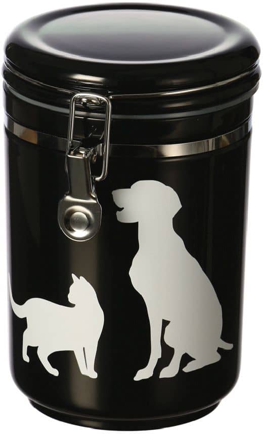 Canister Cat & Dog Black x 1600 ml
