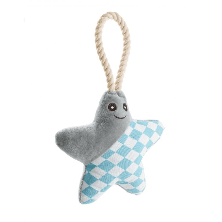 Dog Toy Salima Star Grey 17 CM