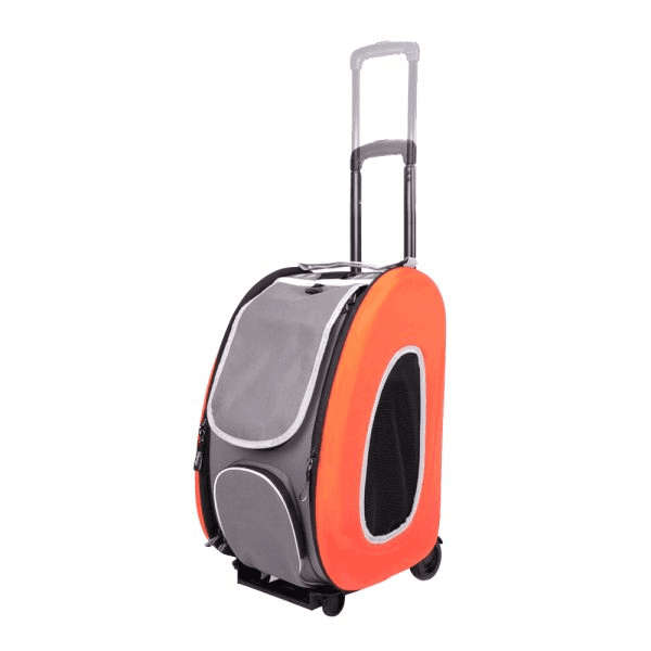 Eeva Pet Carrie Wheeled Tangerine