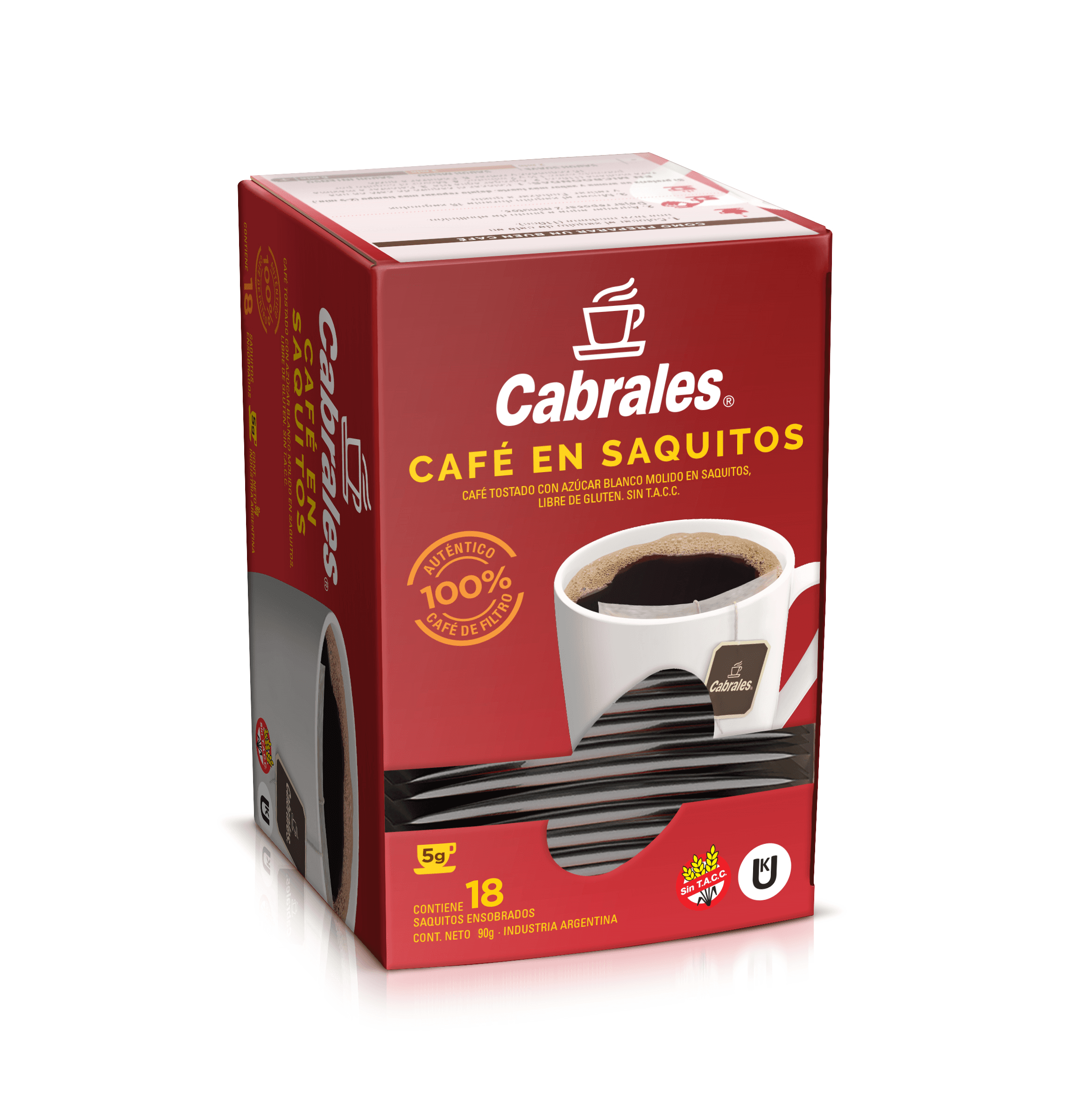 Cabrales Café en Saquitos18 x saquitos x5 g