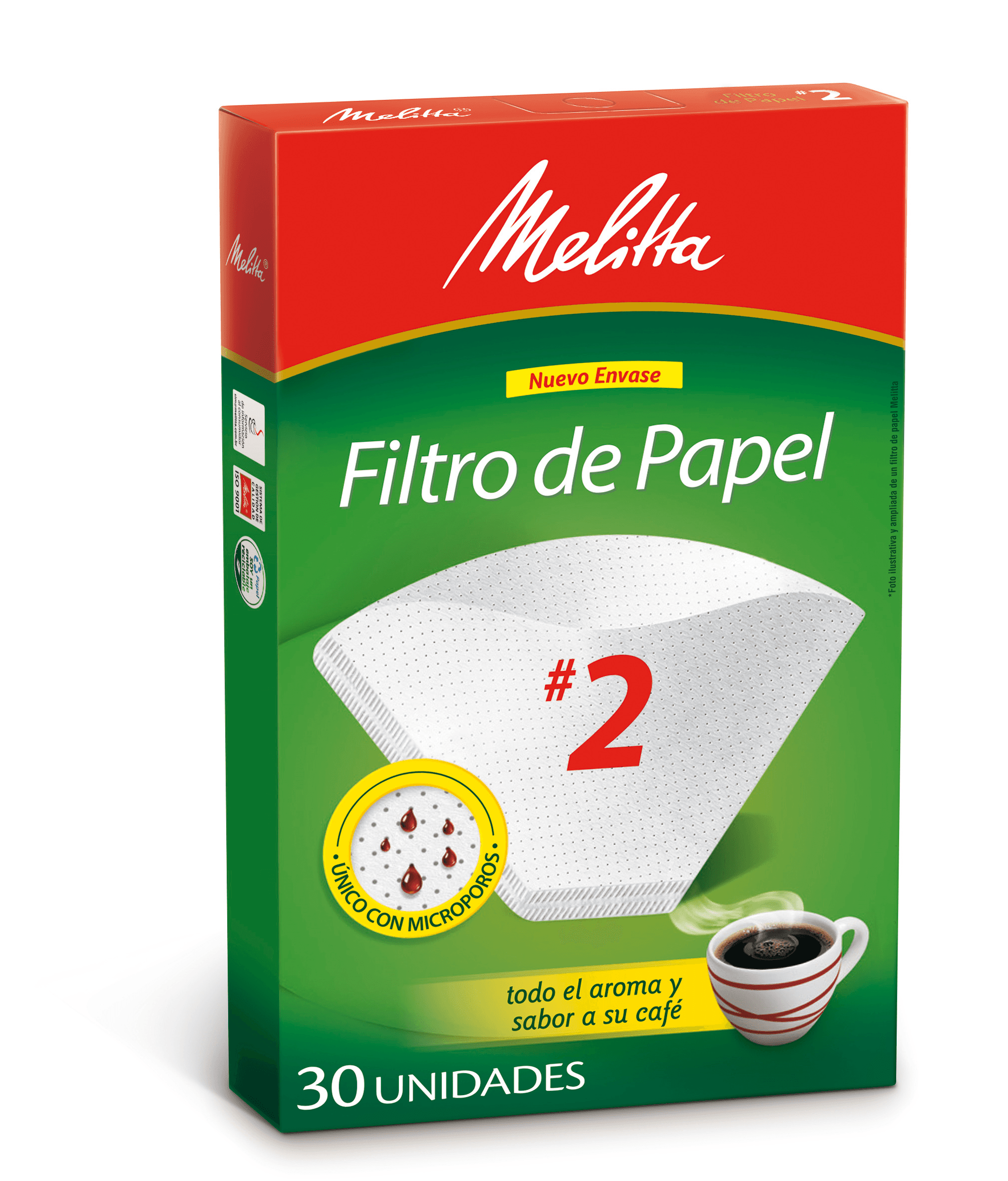 Melitta Filtros de Café Nº 2 x 30 unidades