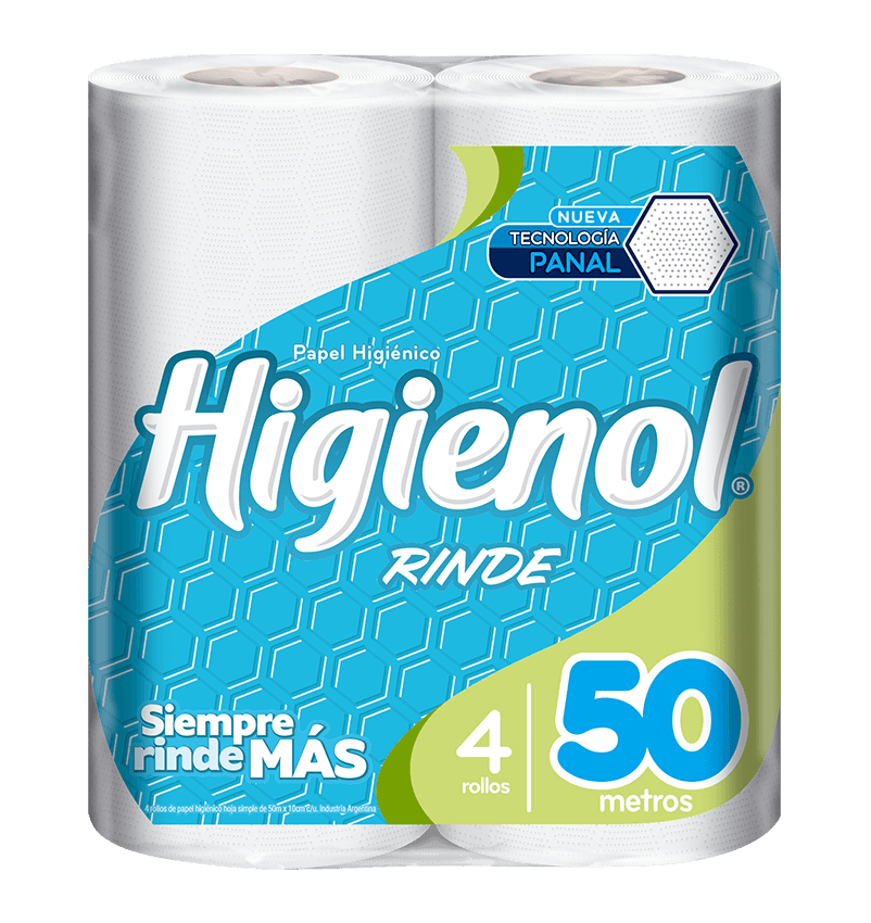 Higienol Rinde x 50 m x 4 rollos