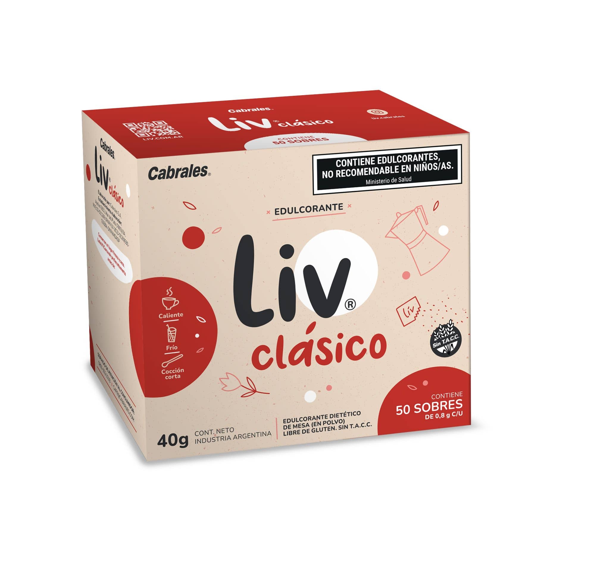 Liv Edulcorante Clasico x 50 sobres