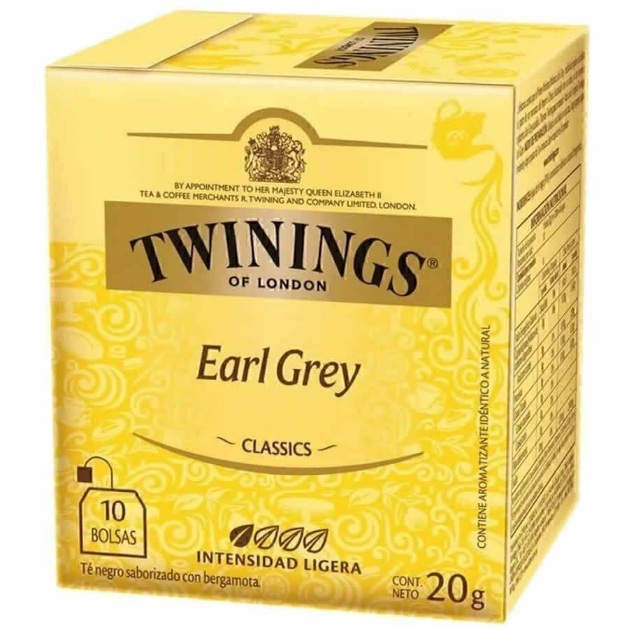 Twinings Te Earl Grey x10 Saquitos