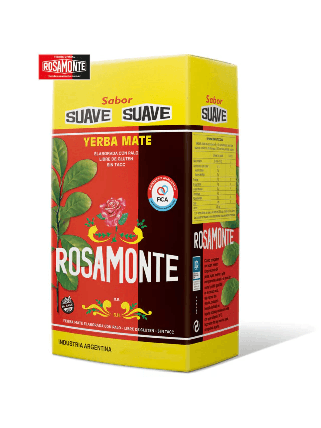 Rosamonte Yerba Mate Suave x 500 g