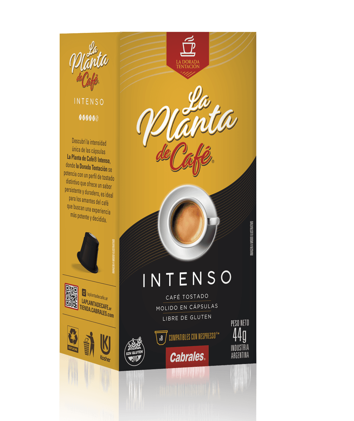 La Planta de Café Capsula Nescafe Intenso 8 cap. x5,5 g