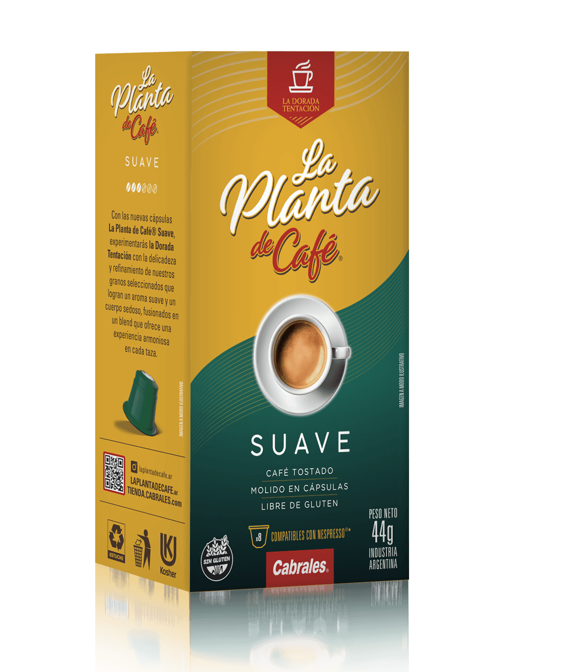 La Planta de Café Capsula Nescafe Suave 8 cap. x5,5 g