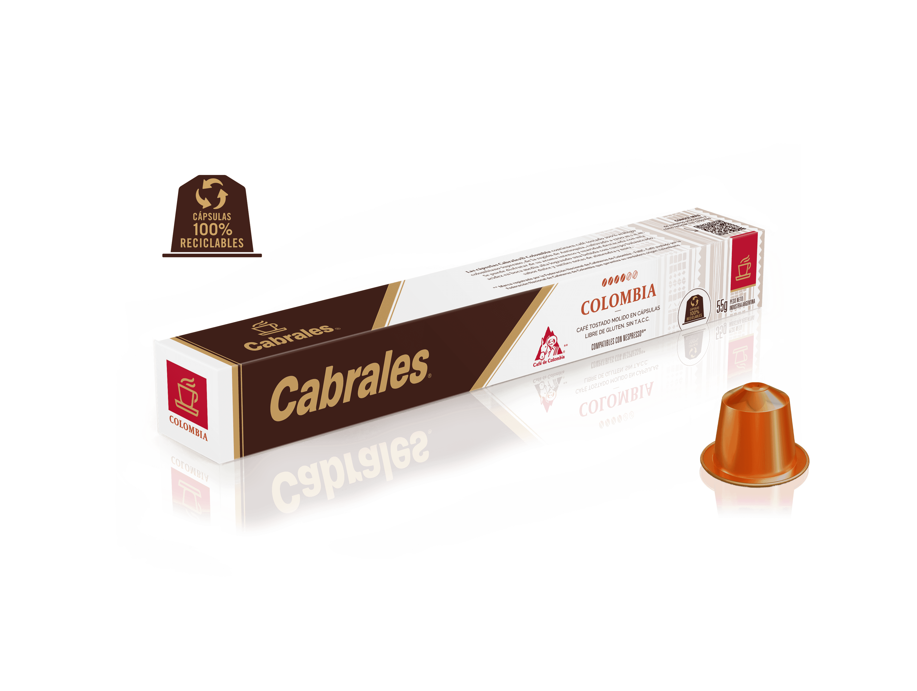 Cabrales Capsula Nespresso Colombia 10 cap. x 5,5 g