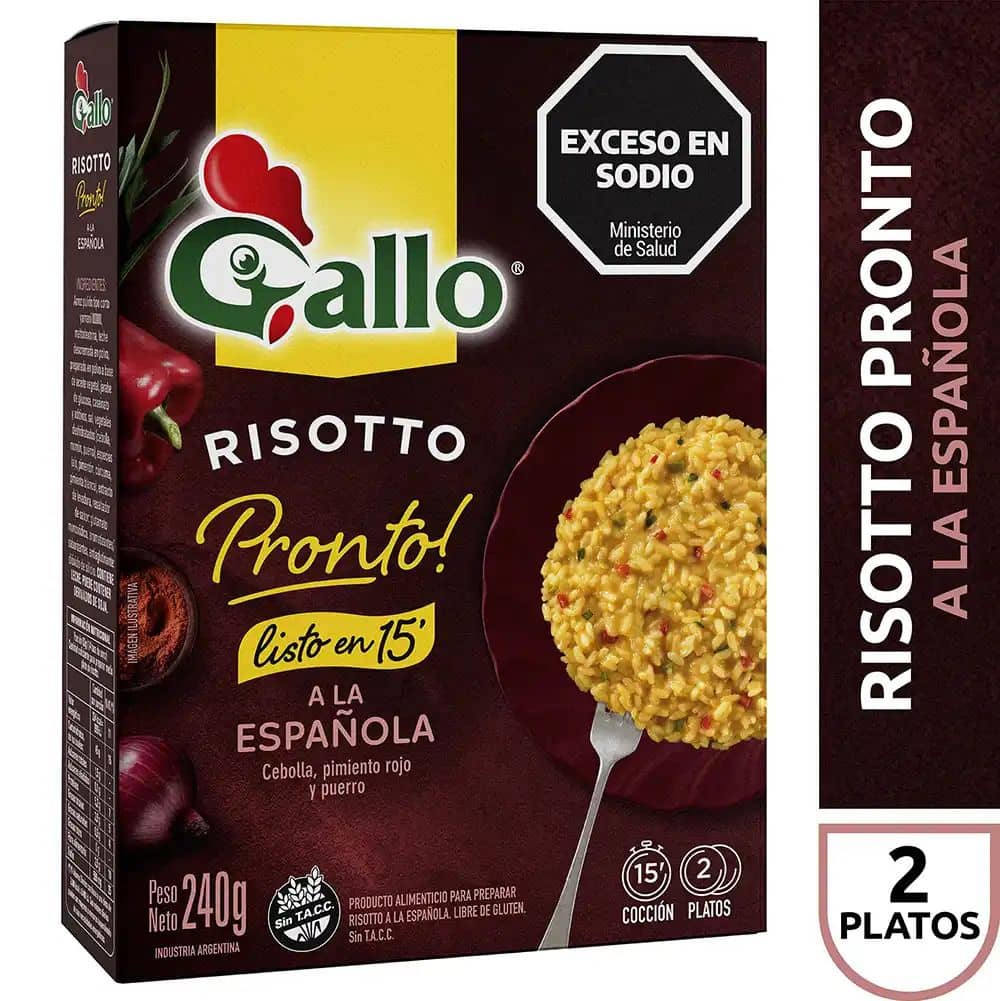 Arroz Gallo Risotto Española x 240 g