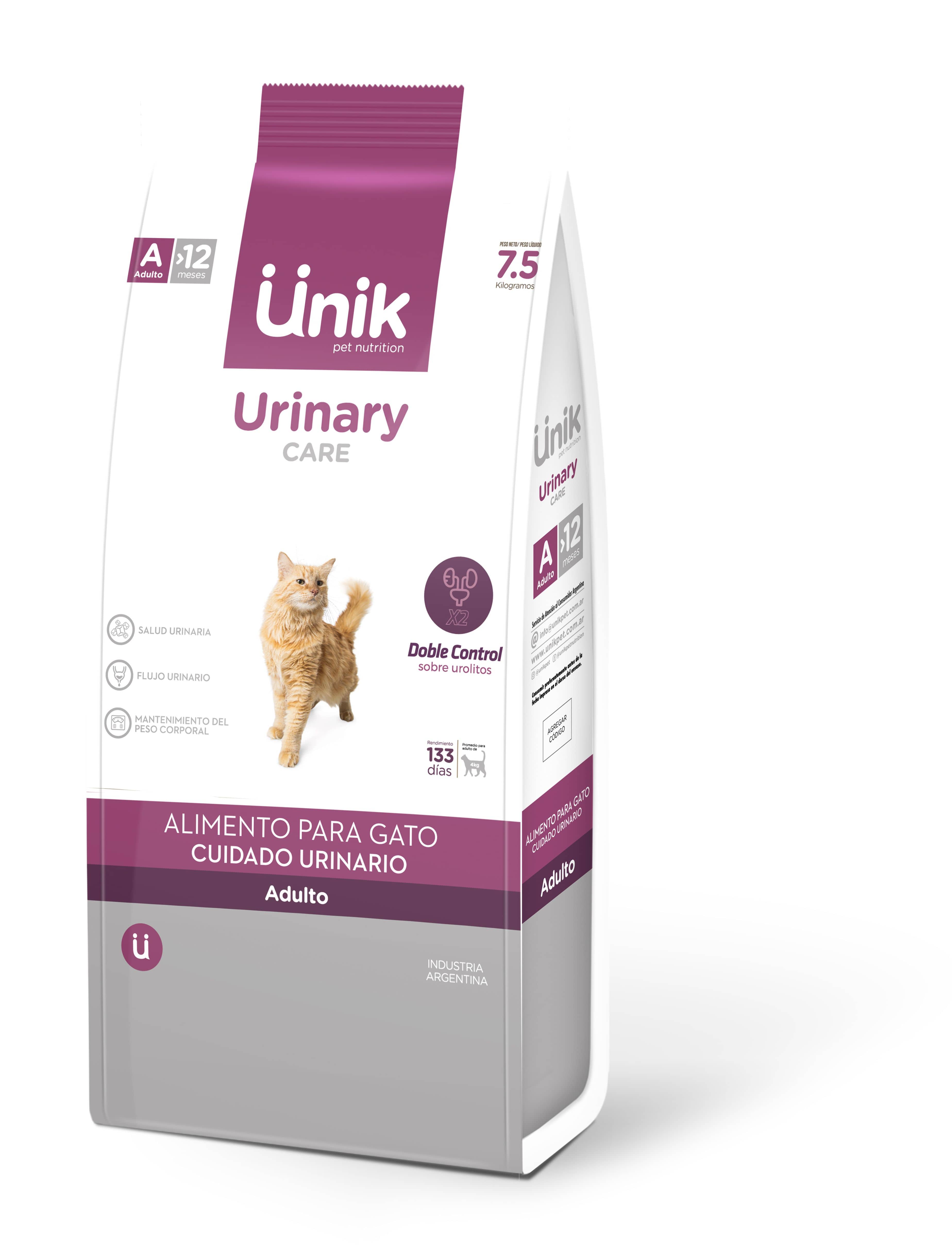Unik Cat Adulto Urinary x 7,5 kg