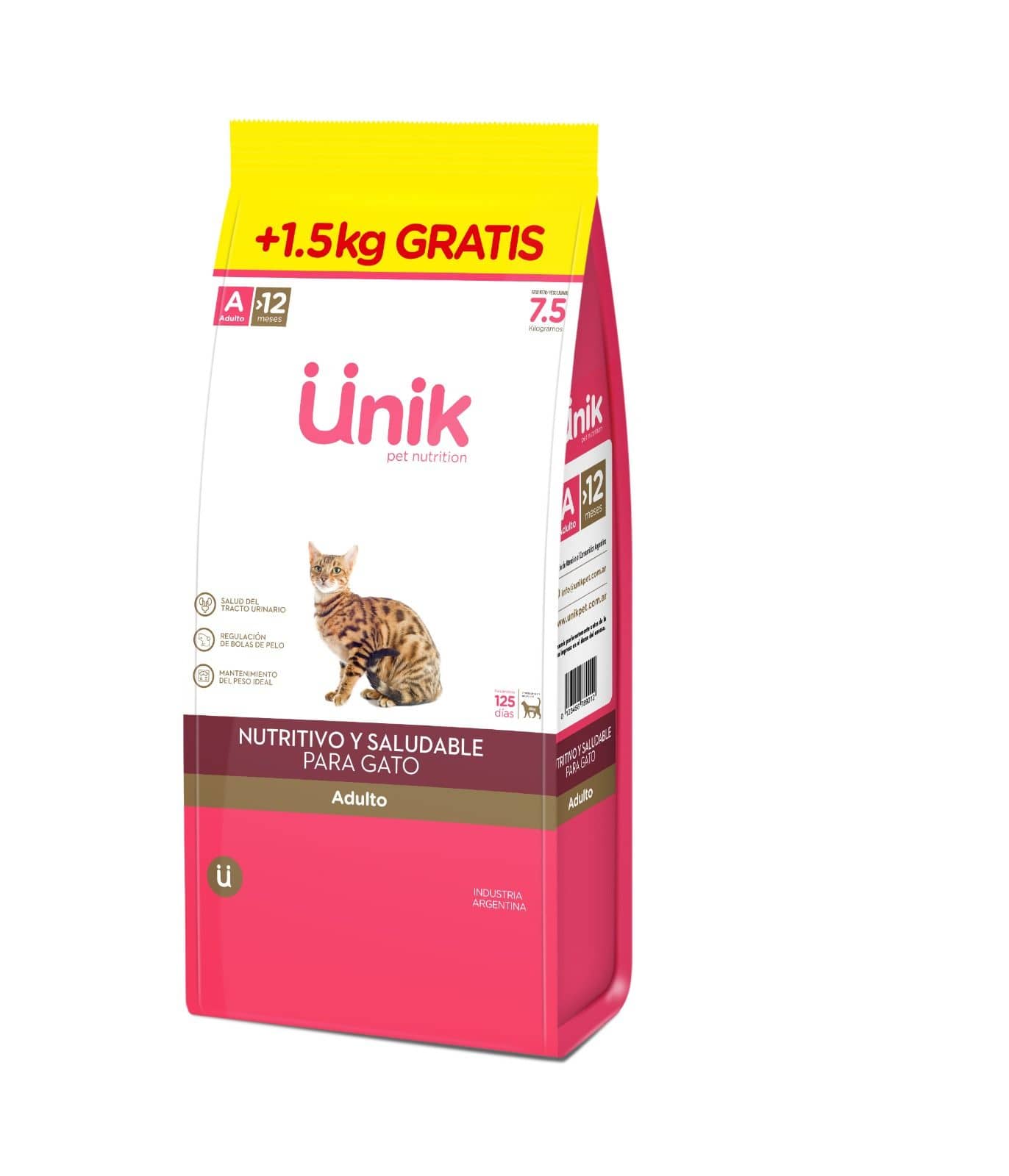 Unik Cat Adulto x 7,5+1,5 kg
