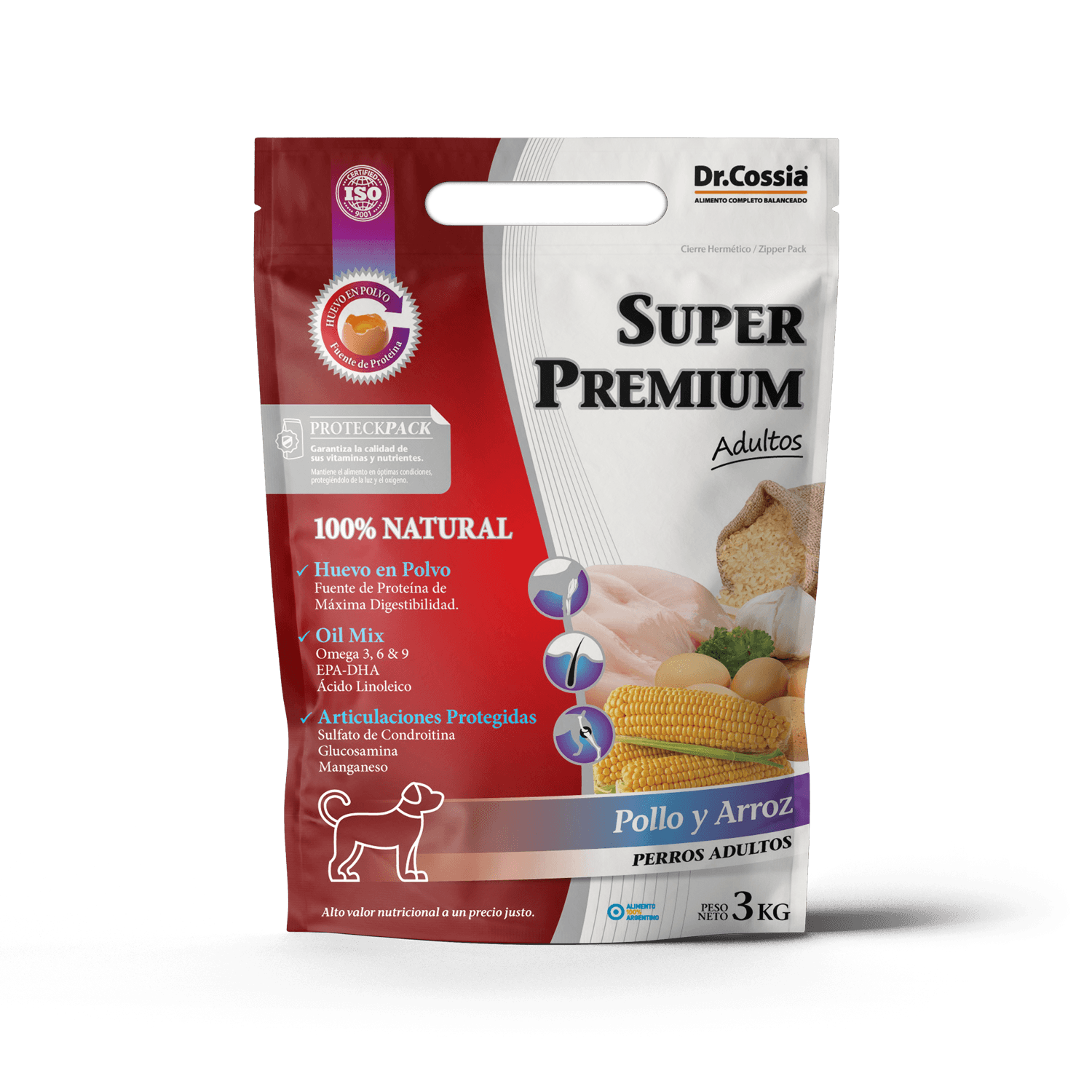 Dr Cossia Super Premium Adult Raza Pequeña x 3 kg