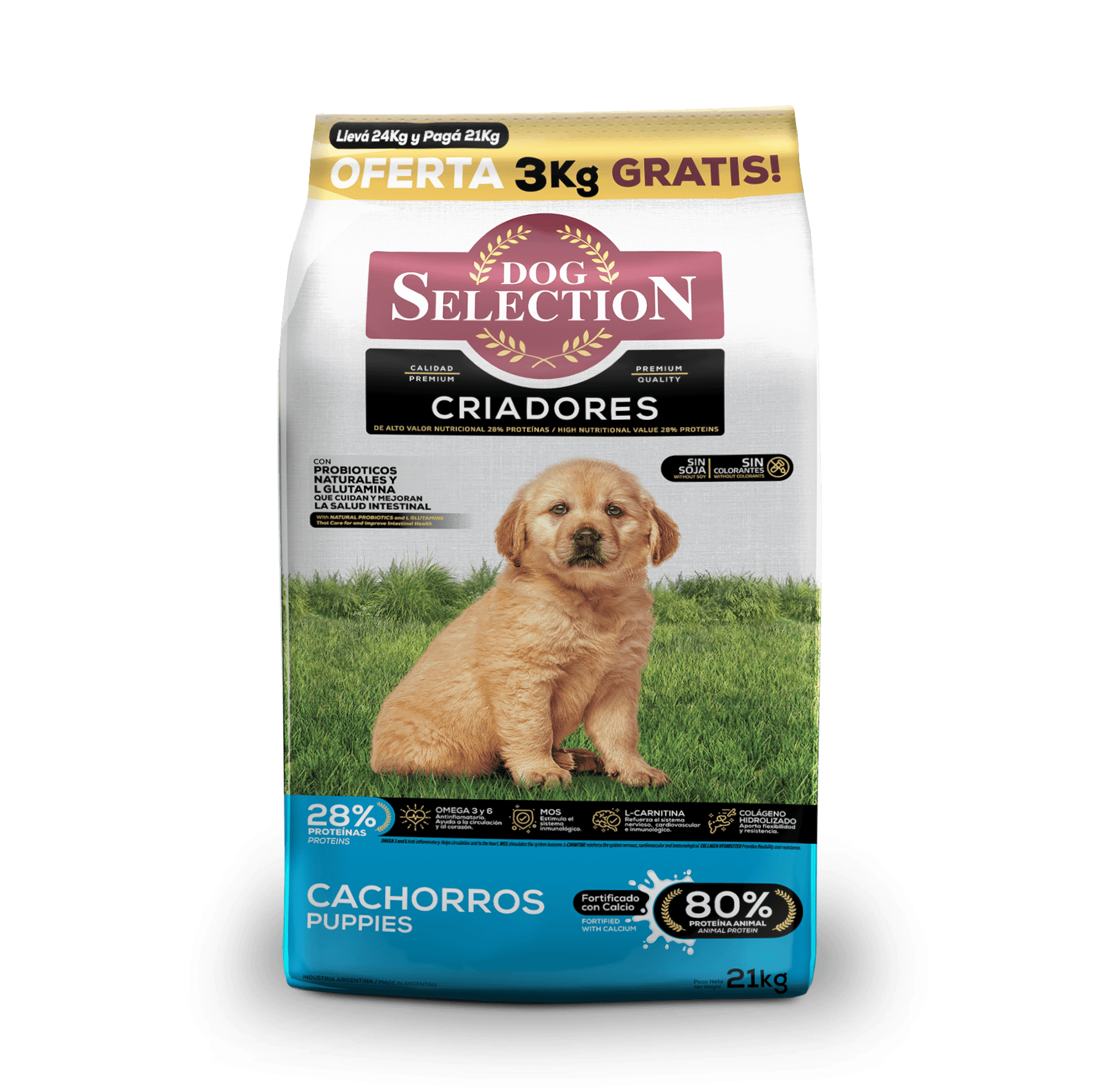Dog Selection Criadores Cachorro x 21+3 kg