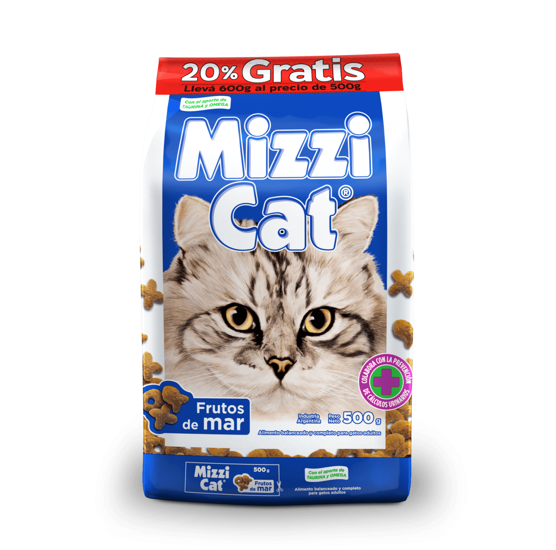 Mizzi Cat Frutos Del Mar x 500+20% g