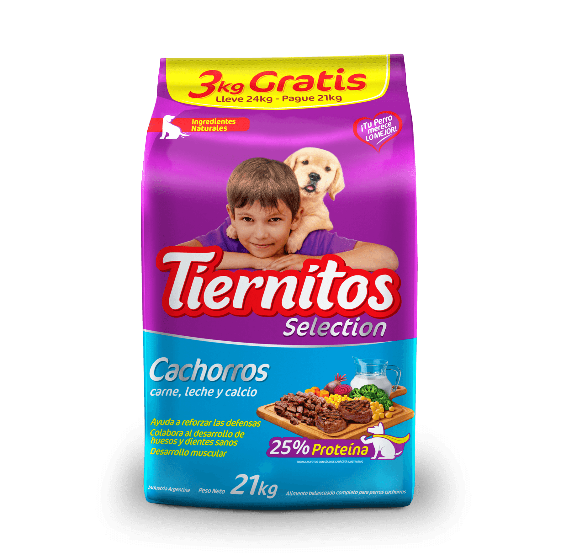 Tiernitos Cachorro x 21+3 kg