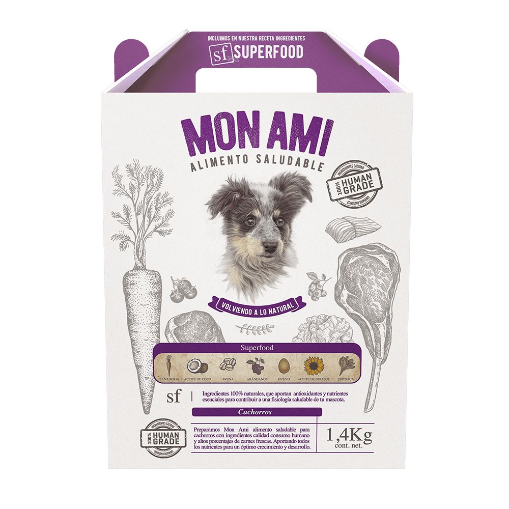 Mon Ami Human Grade Cachorro x 1,4 kg