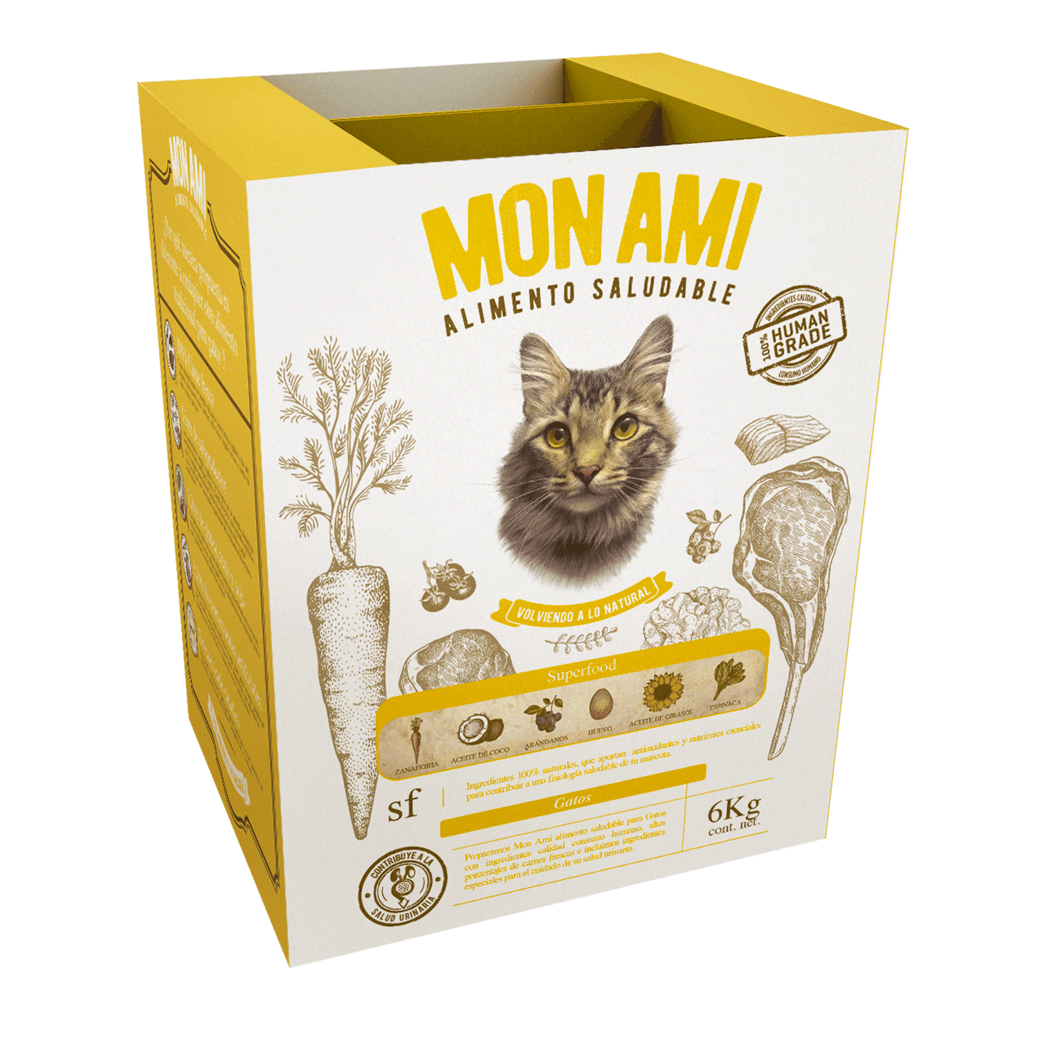 Mon Ami Human Grade Gato x 6 kg