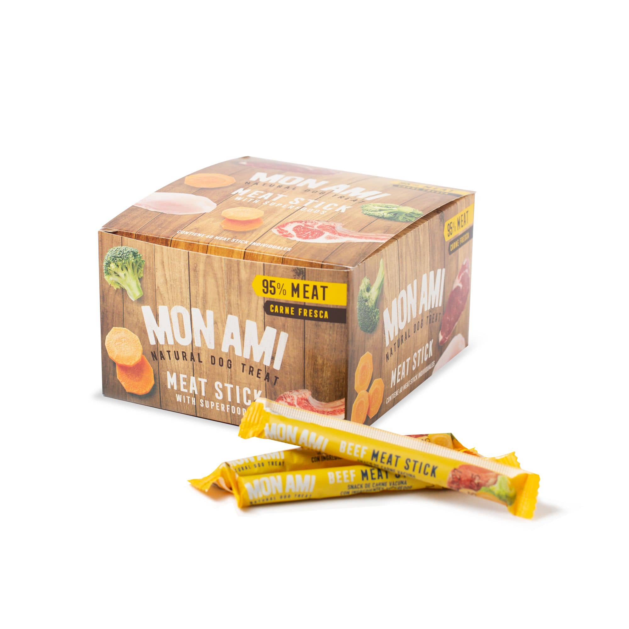 Mon Ami Clean Label Meat Stick Beef x 12 g