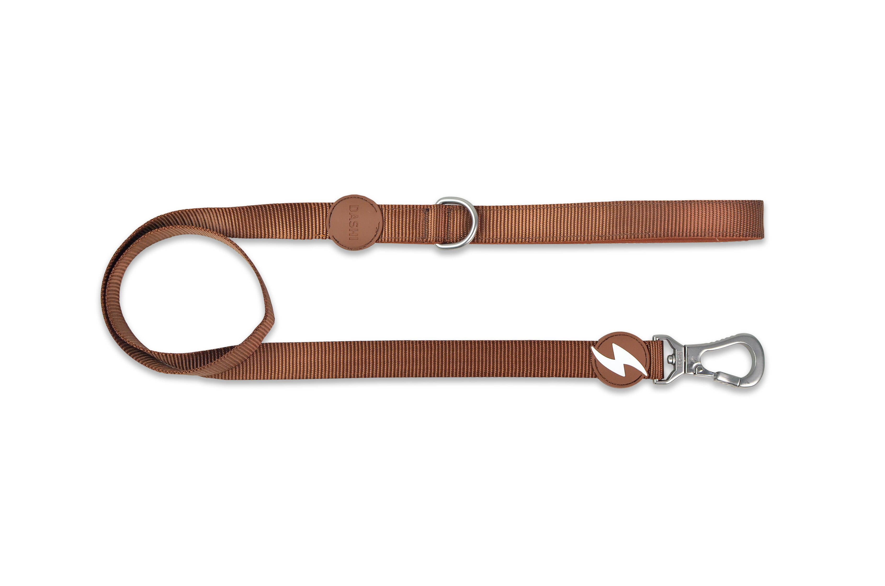 DASHI SOLID BROWN LEASH