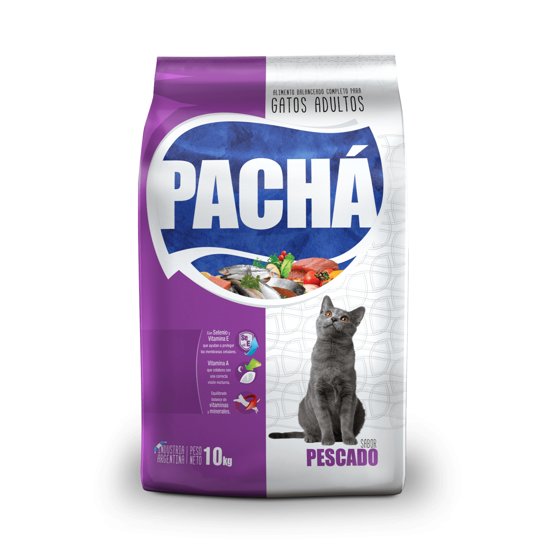Pacha Gato Pescado x 10 kg