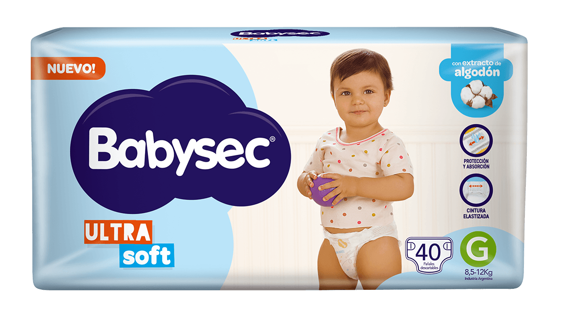 Babysec P.L Ultrasoft "G" x 40 uni