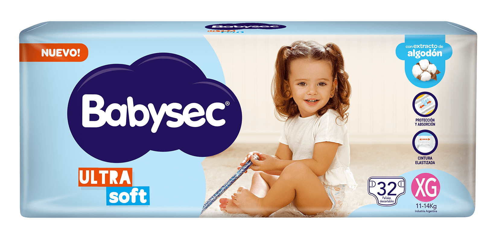Babysec P.L Ultrasoft "XG" x 32 uni