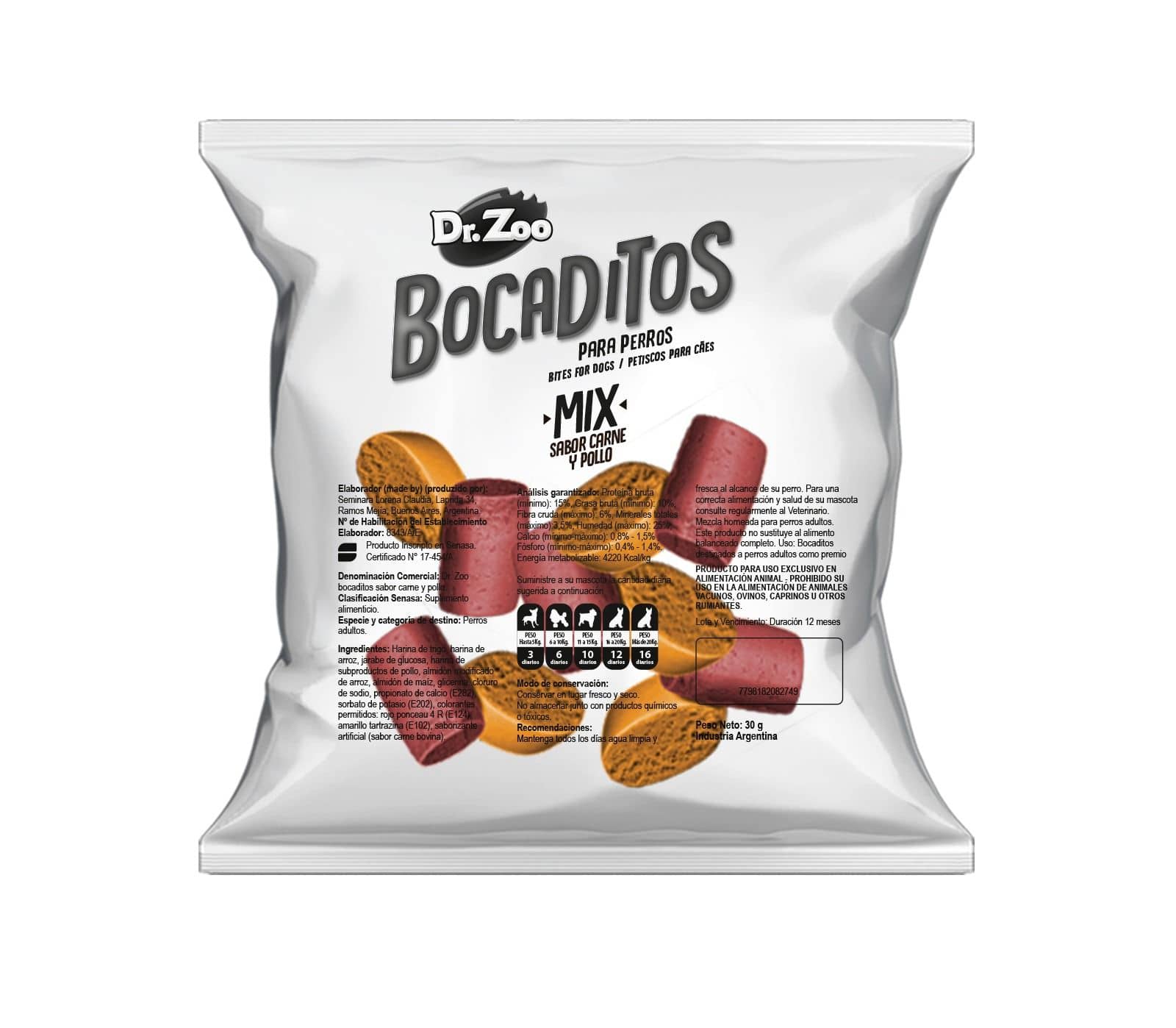 Dr Zoo Bocaditos Mix x 30 g