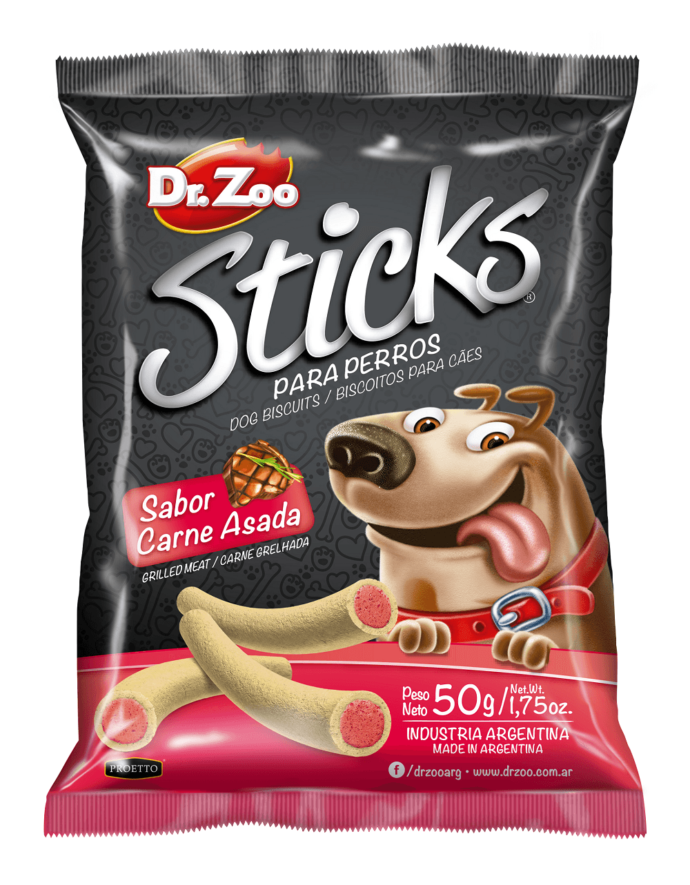 Dr Zoo Sticks Carne Asada x 50 g