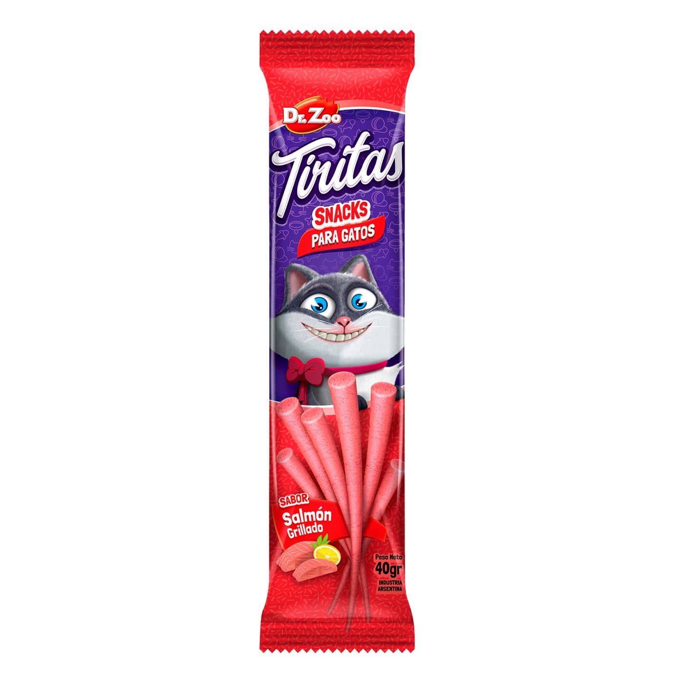 Dr Zoo Tiritas Salmón Grillado x 40 g