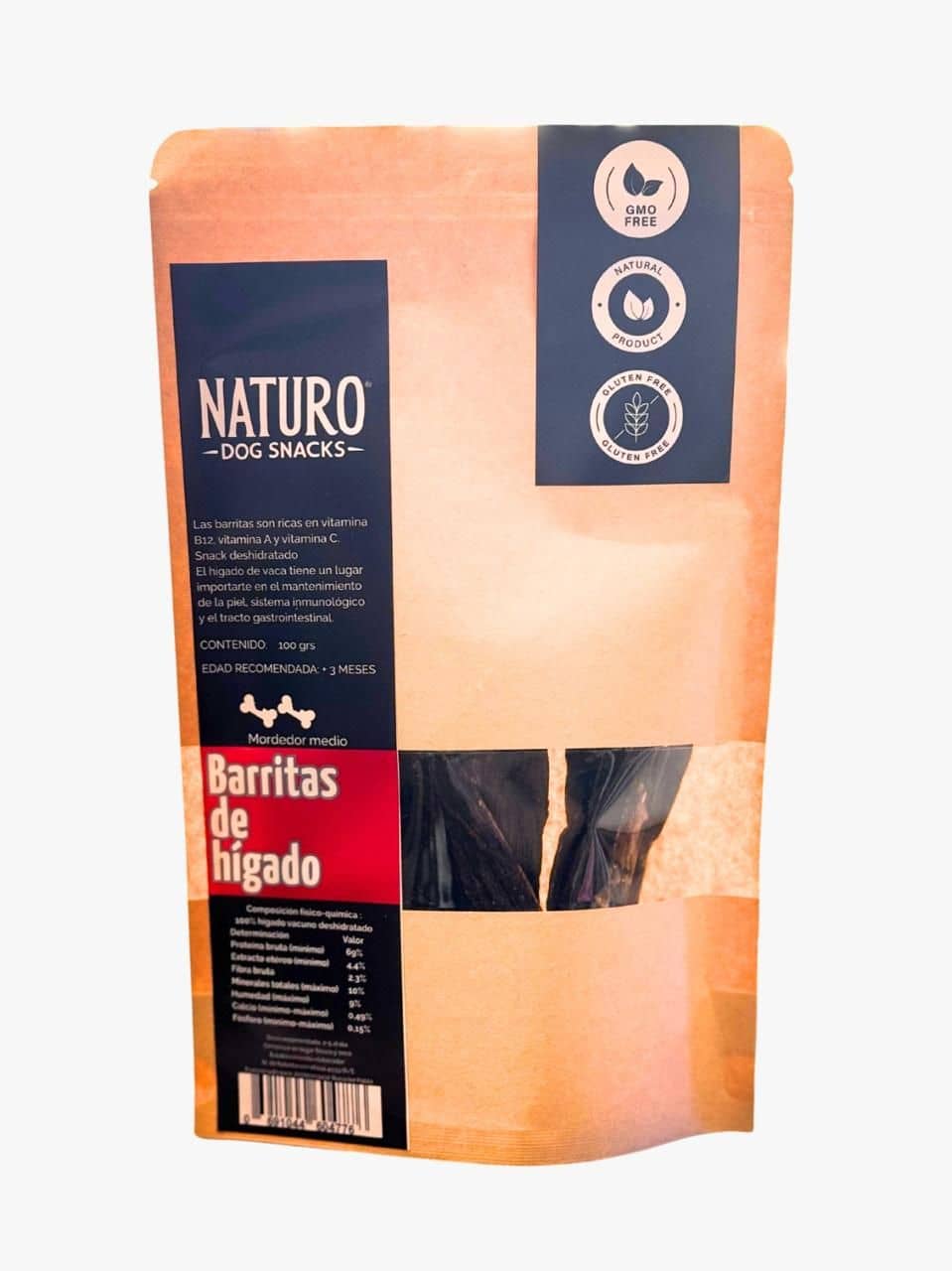 Naturo Barritas de Higado x 100 g