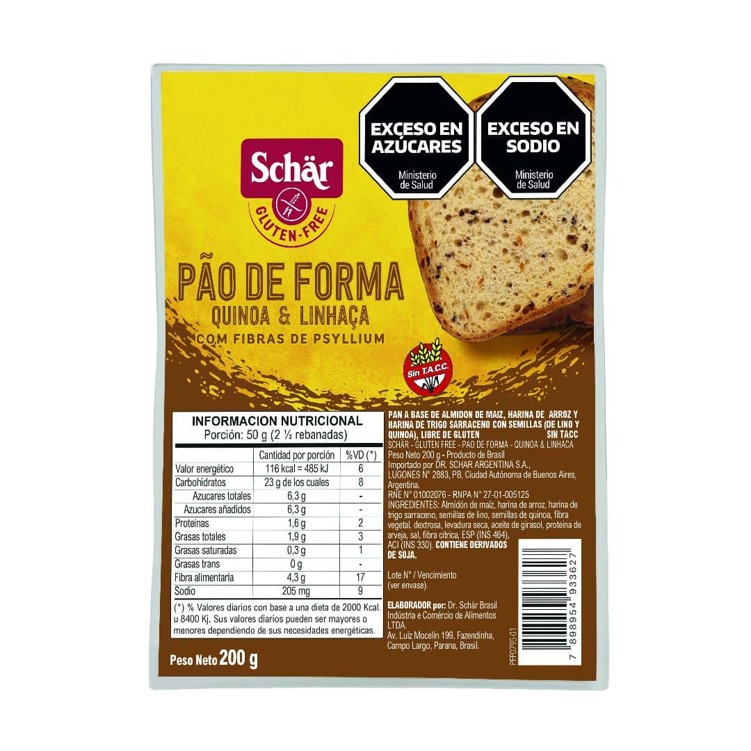 Dr. Schär Pao Quinoa Linhaca x 200 g