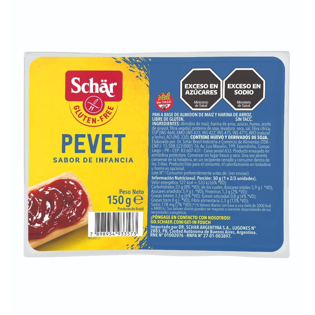 Dr. Schär Pan Pevete x 150 g
