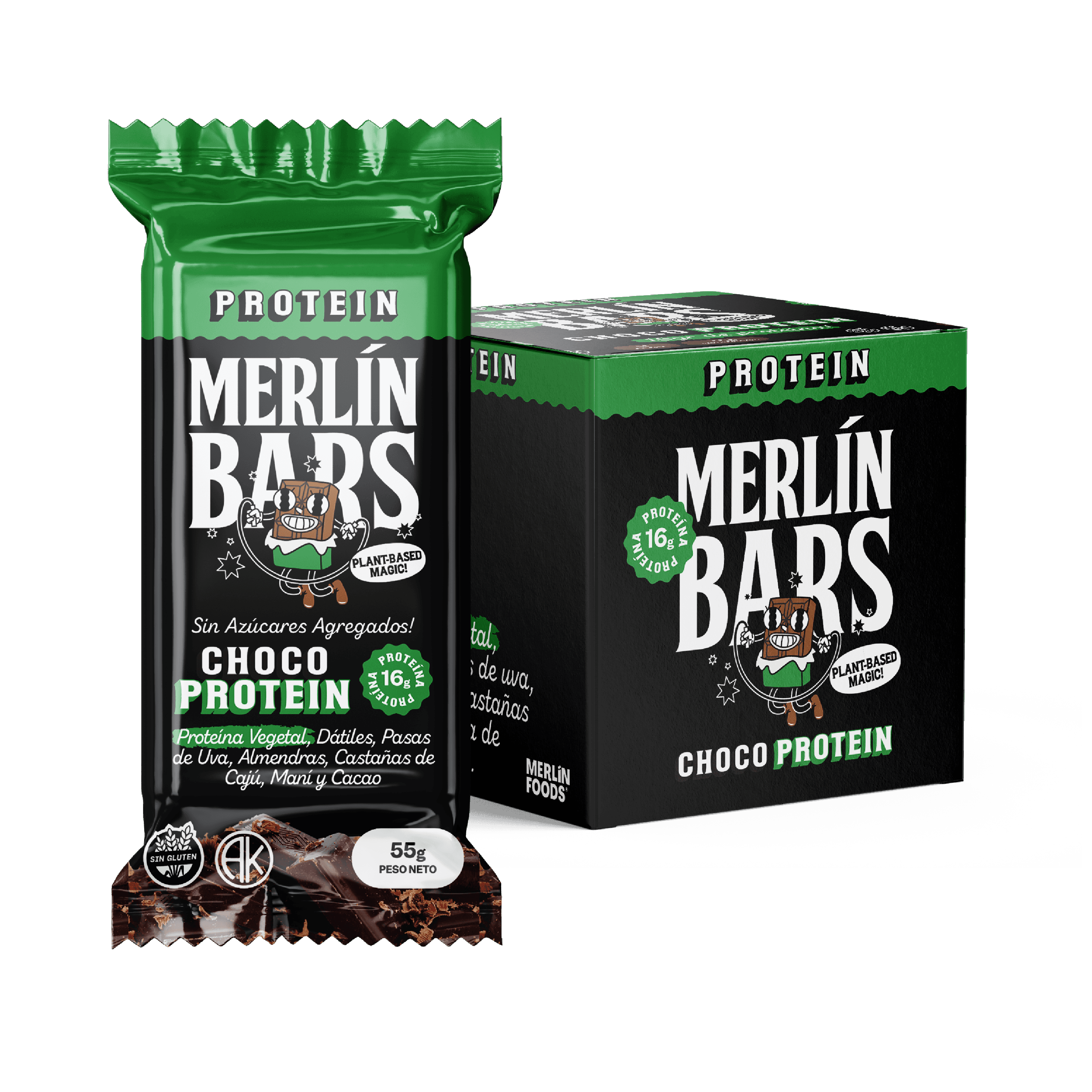 Merlin Bar - Choco Protein x 55 g