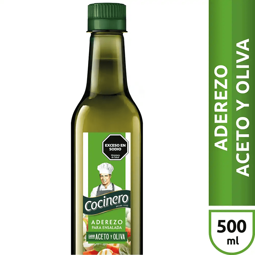 Aderezo Cocinero Light Aceto y Oliva x 500 ml