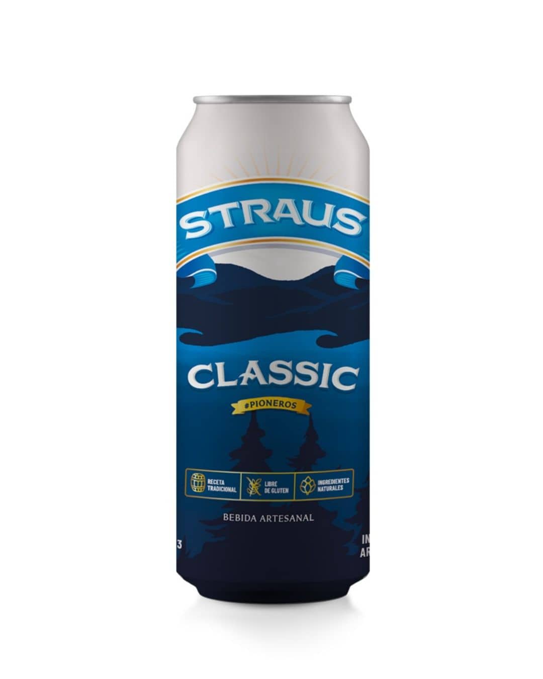 Cerveza Straus Classic Lata x 473 cc