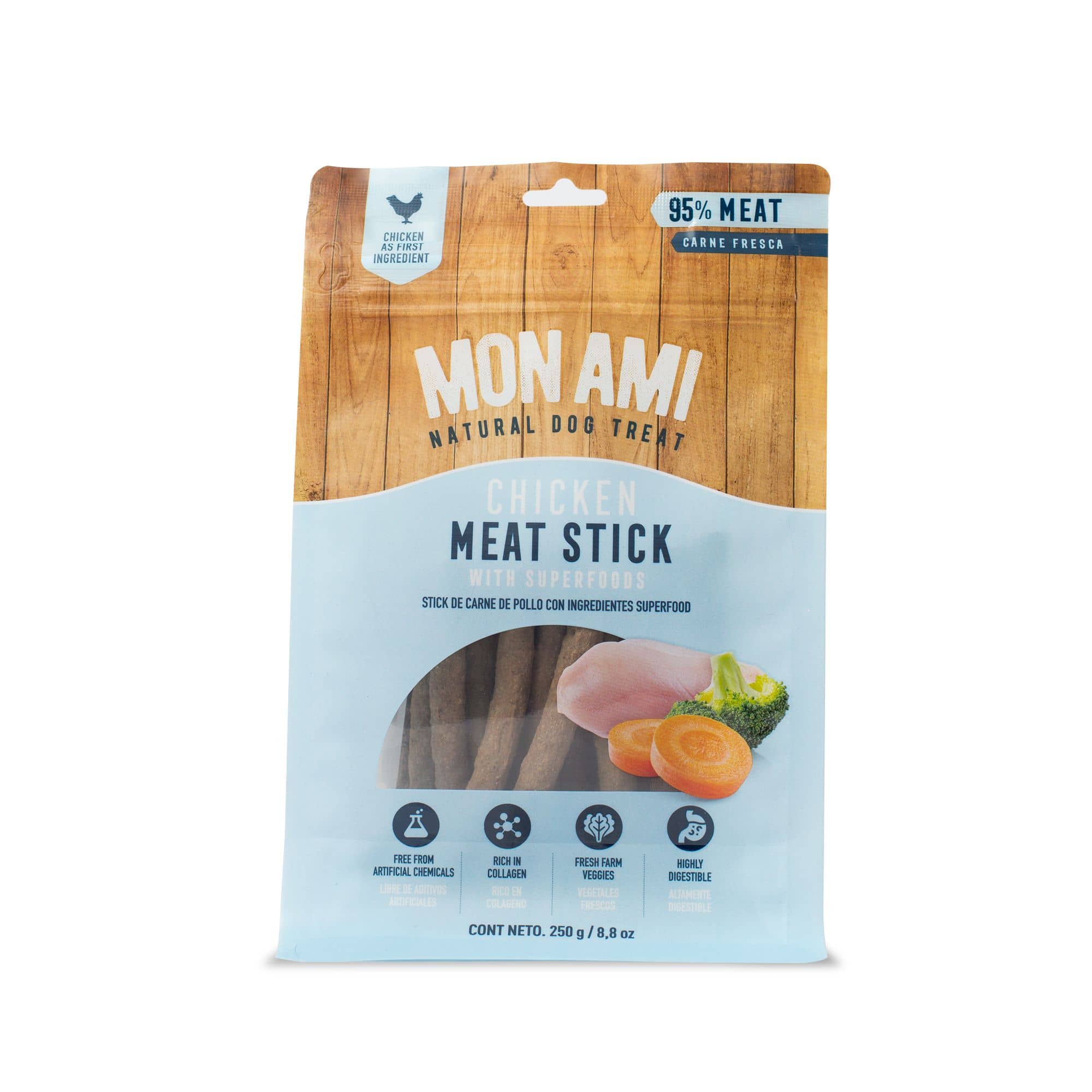 Mon Ami Meat Stick Chicken x 250 g