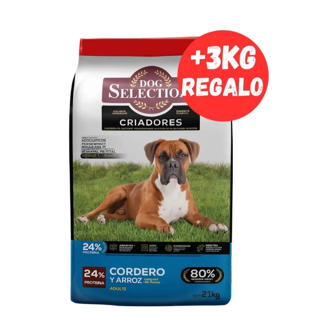 Dog Selection Criadores Adulto Cordero x 21+3 kg