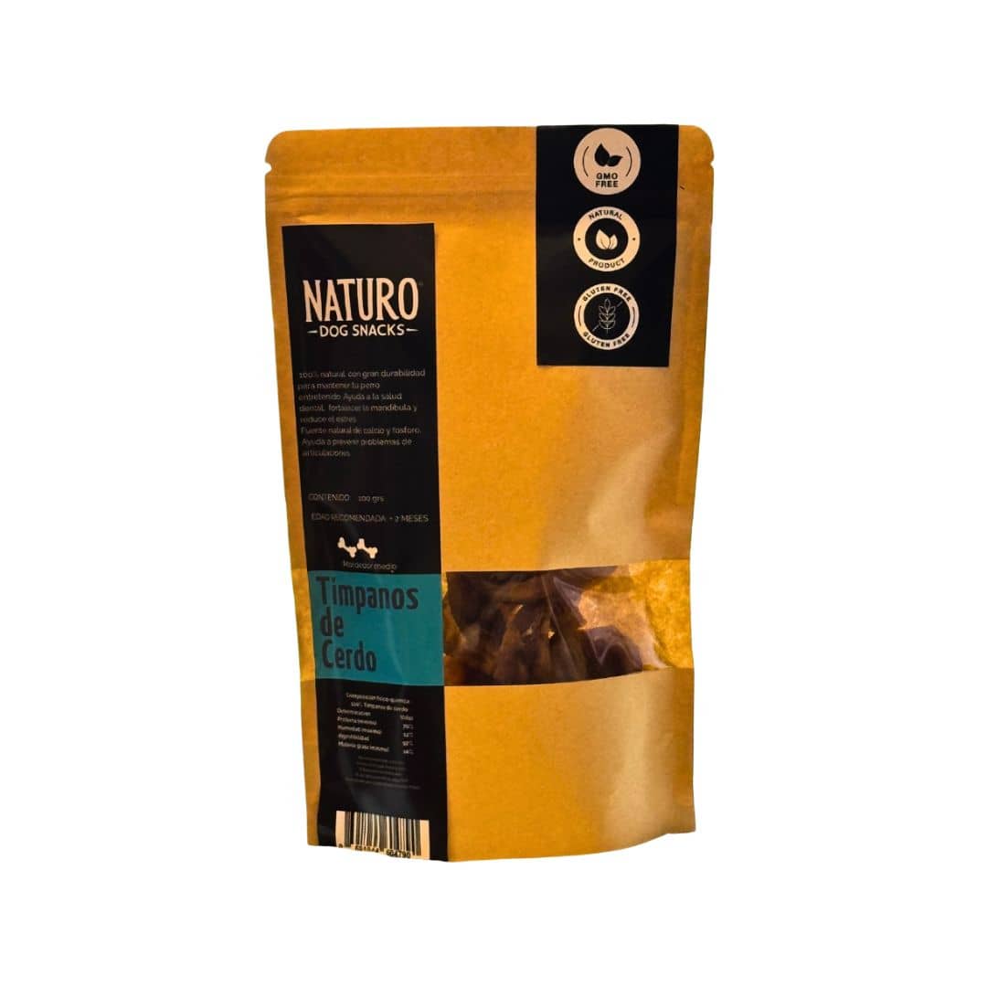 Naturo Timpanos De Cerdo x 100 g