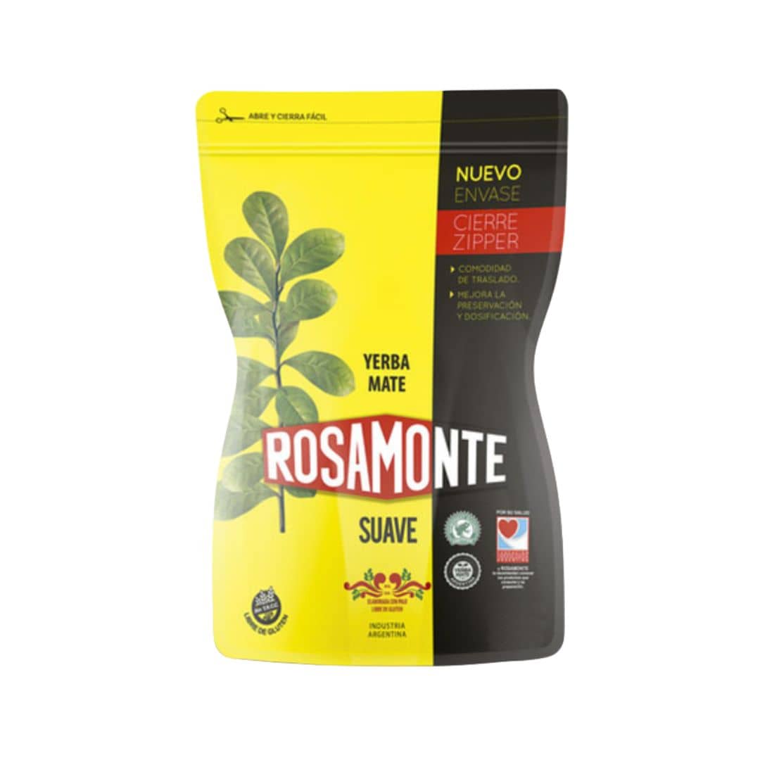 Rosamonte Yerba Suave Zipper x 250 g