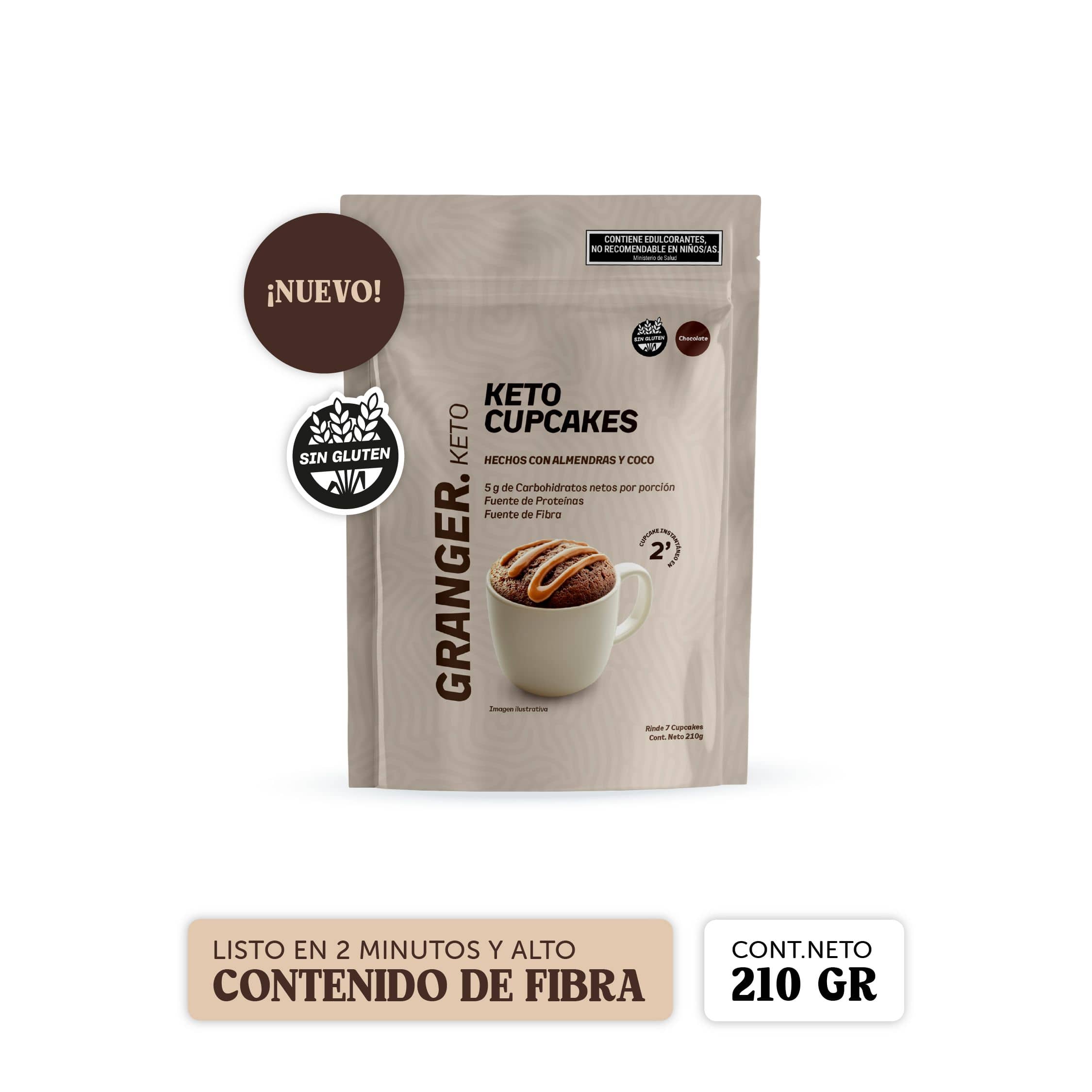 Granger - Cupcakes Keto Vainilla x 210 g