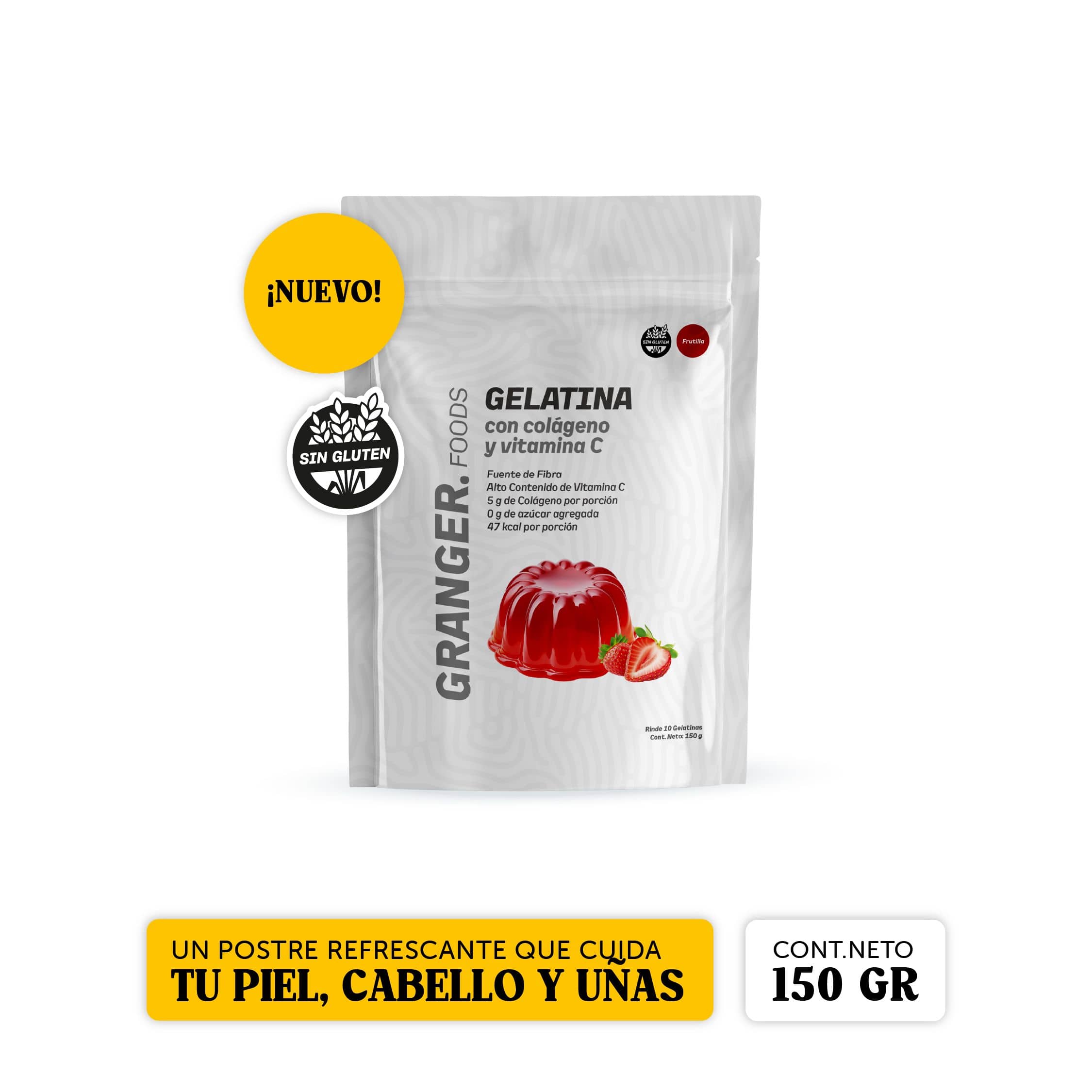 Granger - Gelatina Frutilla x 150 g