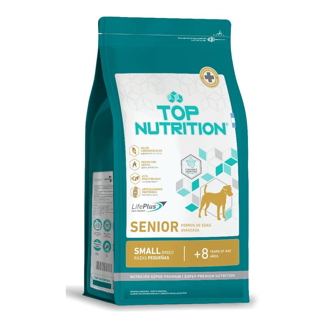 Top Nutrition - Senior Raza Pequeña x 7,5 kg